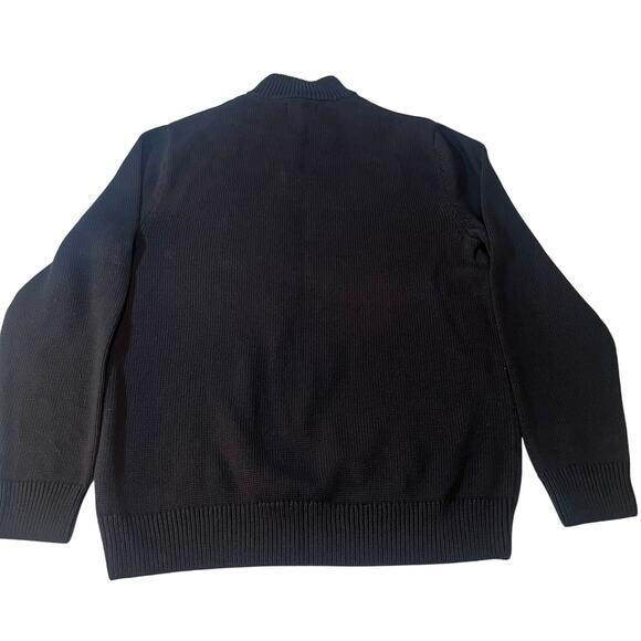 Chaps Men’s Polar Bear Fair Isle Collar Holiday Sweater M Winter Knit Pullover - Picture 4 of 8